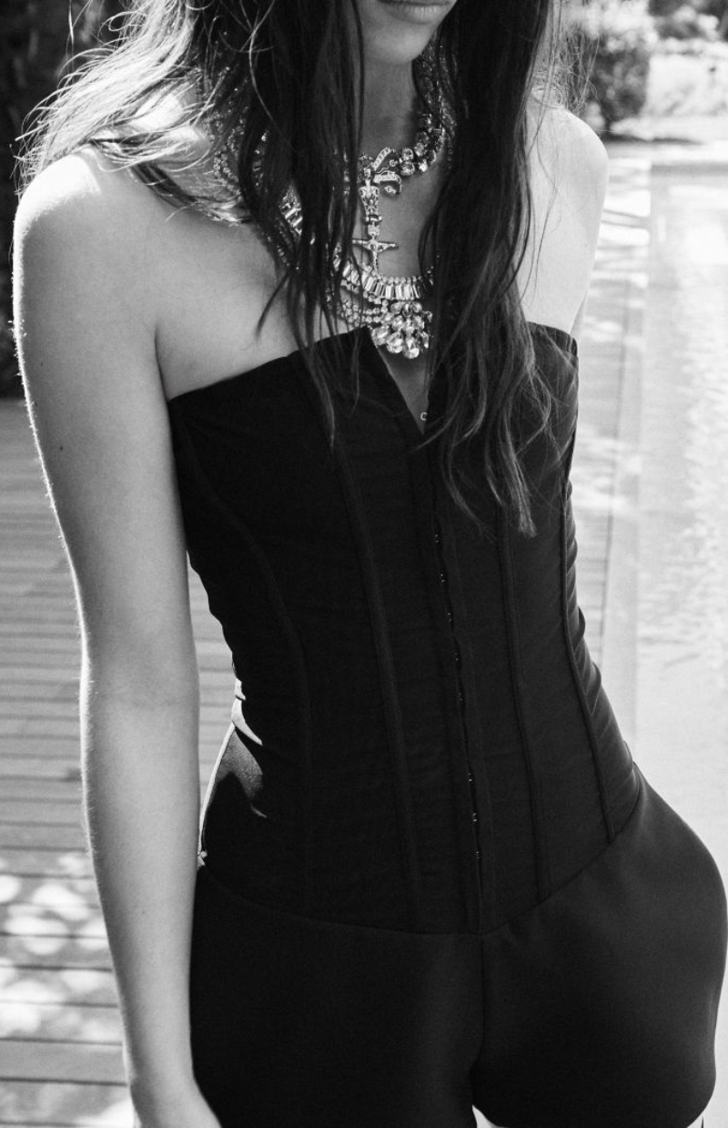 Kaia Strapless Mini Jumpsuit Lou
