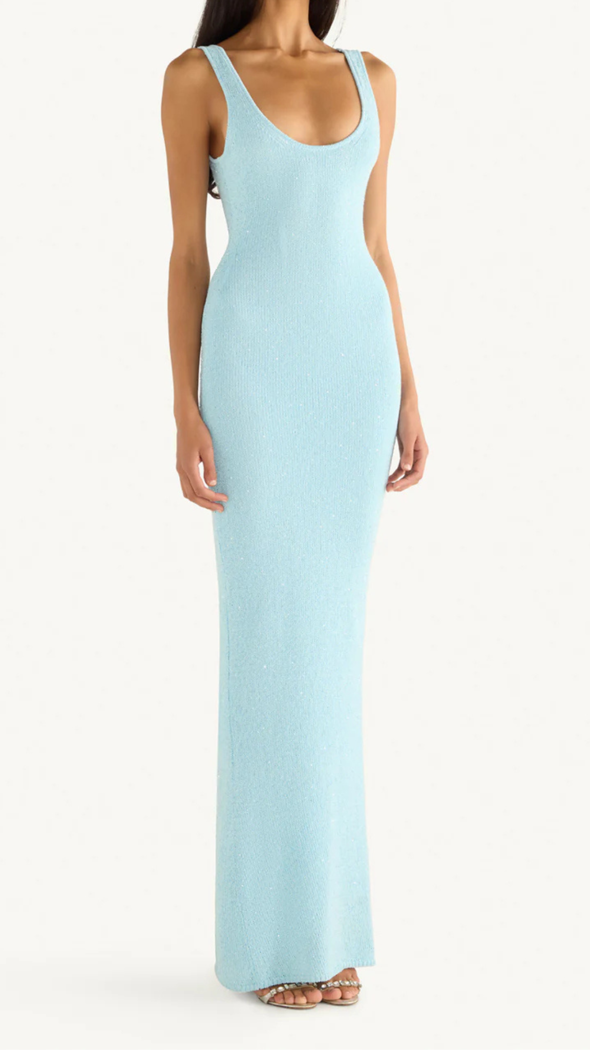 Alana - Baia Blue Sequin Dress