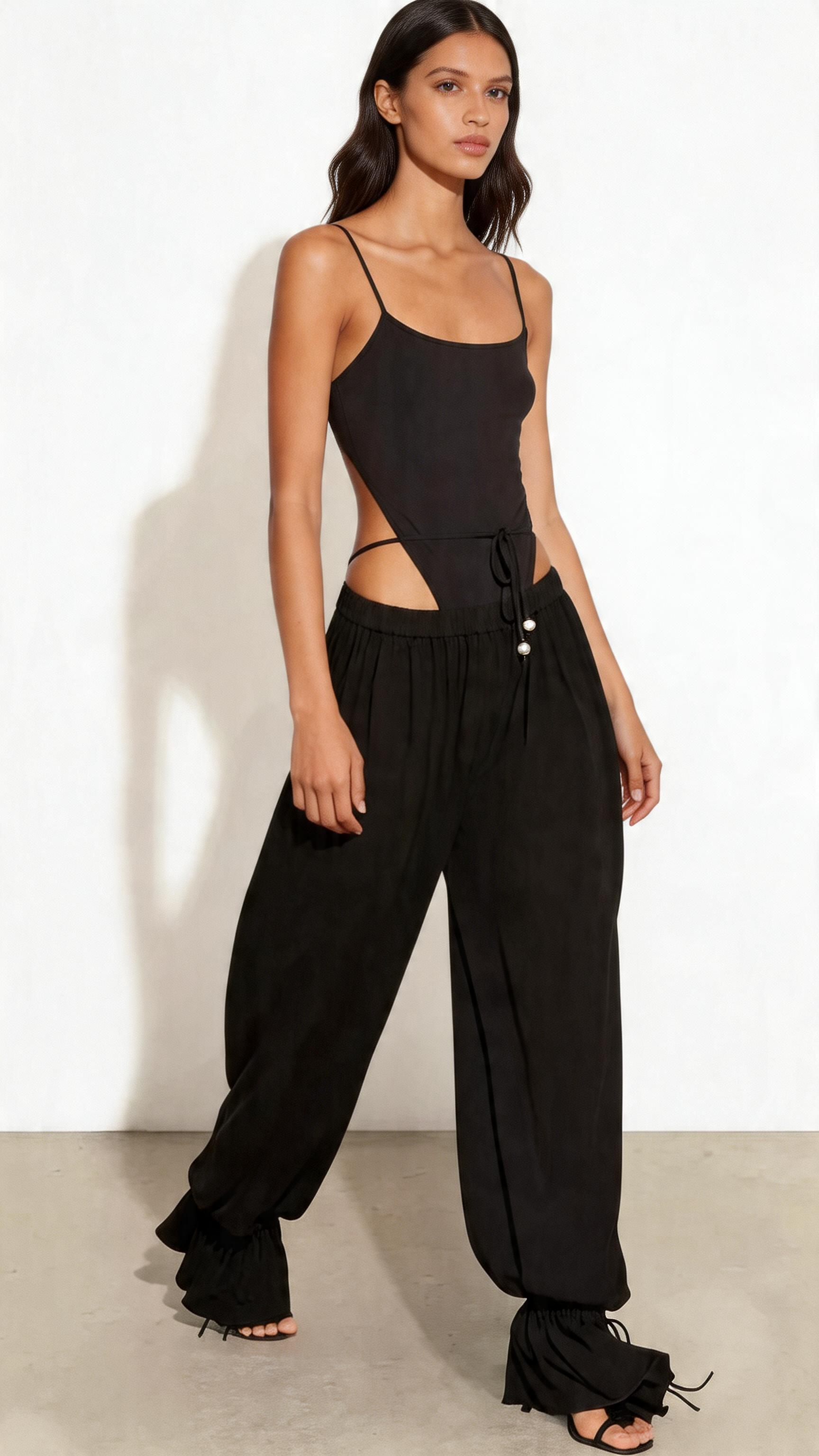 Gaia One-Piece Swimsuit & Wide-Leg Pants Set